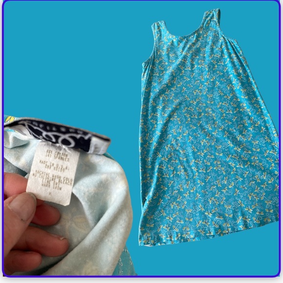 Lilly Pulitzer White Label Dragonfly SWIM Cover up Dress Vintage - Picture 3 of 4